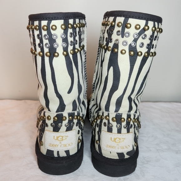 Jimmy Choo Zebra UGGS - Picture 5 of 11